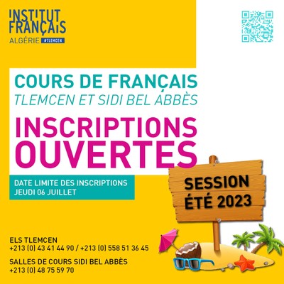 COURS DE FRANÇAIS SESSION ÉTÉ 2023