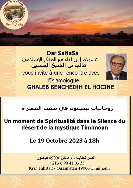 Ghaleb Bencheikh à Timimoun