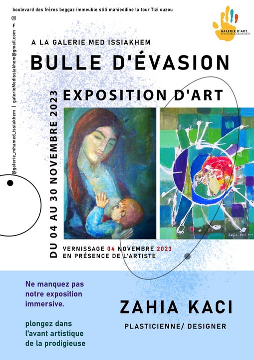 TIZI OUZOU - EXPOSITION : Oeuvres de l’artiste ZAHIA KACI