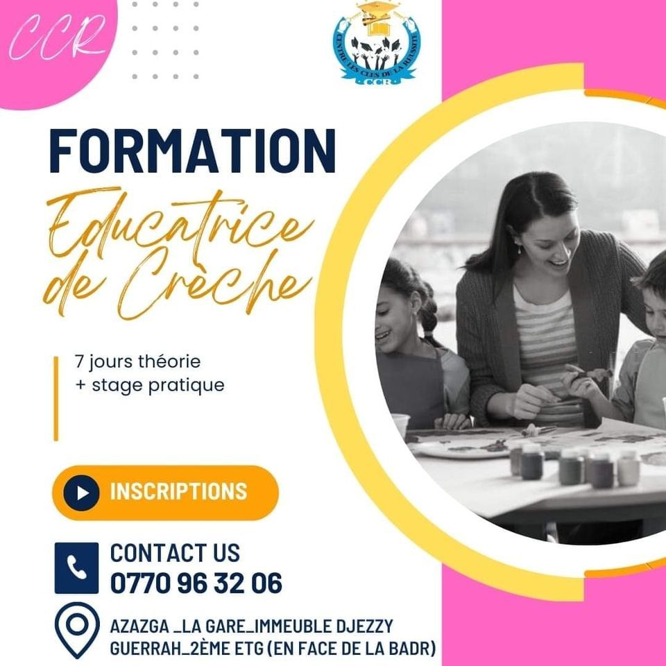 formation éducatrice de crèche