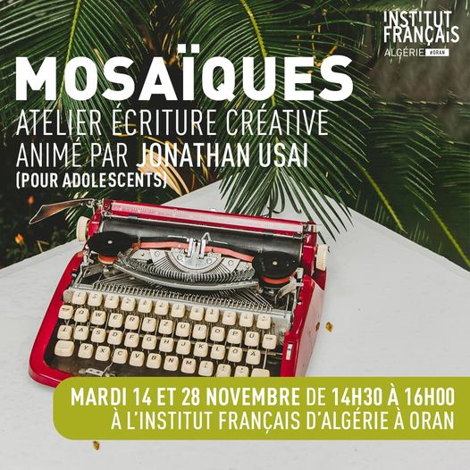 Atelier d’écriture créative par Jonathan Usai ✍️