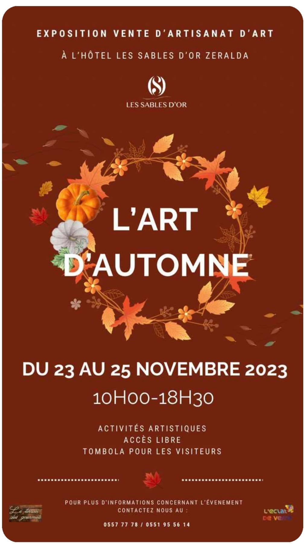 EXPOSITION L'ART D'AUTOMNE