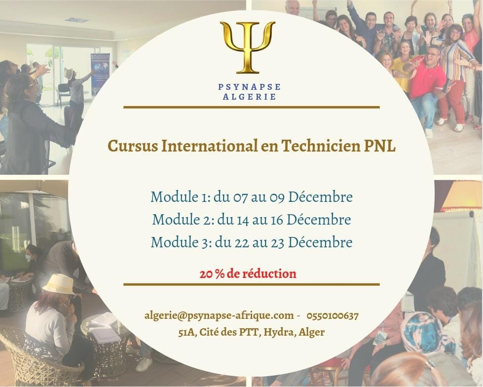 Formation internationale Technicien PNL - Manager coach