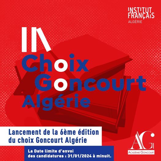 6ème édition du « Choix Goncourt de l’Algérie » !