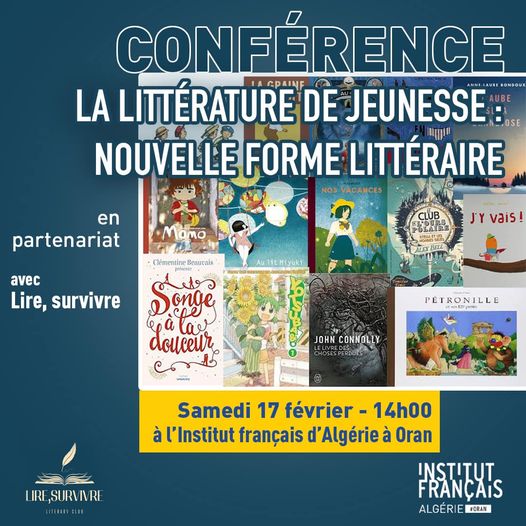 Institut français d'Algérie à Oran  [ CONFÉRENCE LITTÉRAIRE ]