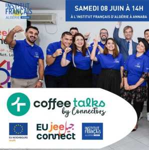 📌  Inscrivez vous et participez au prochain Coffee Talk du réseau EU JEEL CONNECT