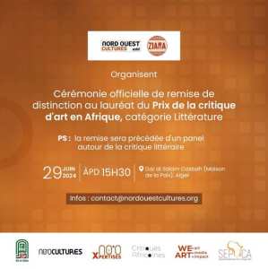 Cérémonie de remise du Prix NO'OCULTURES 2022 à Dar Al Salem.