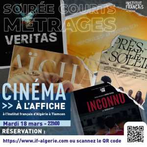 Soirée courts-métrages à l'Institut français de Tlemcen