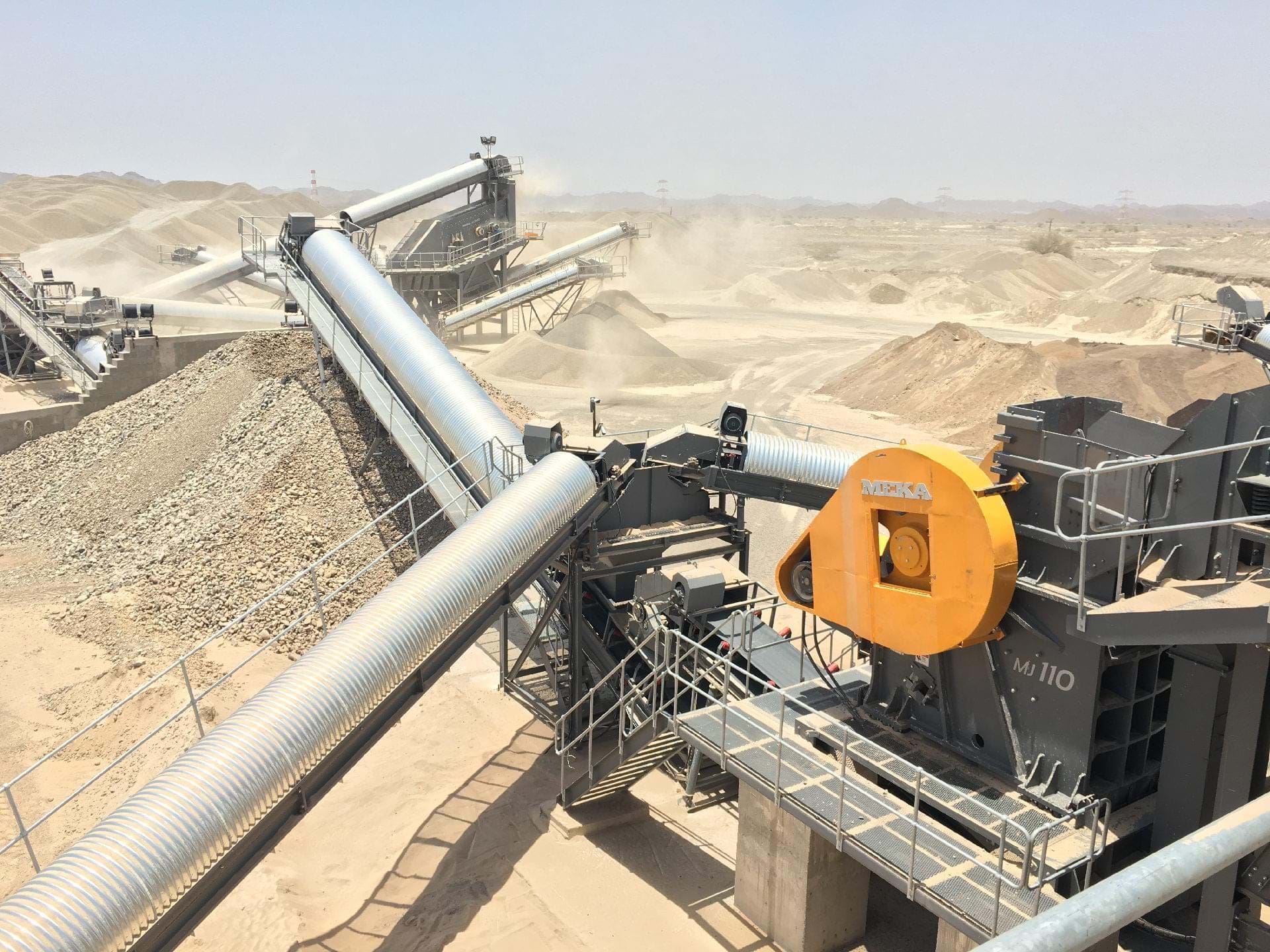 Concasseur à mâchoires, à percussion, OTT Globale 2024