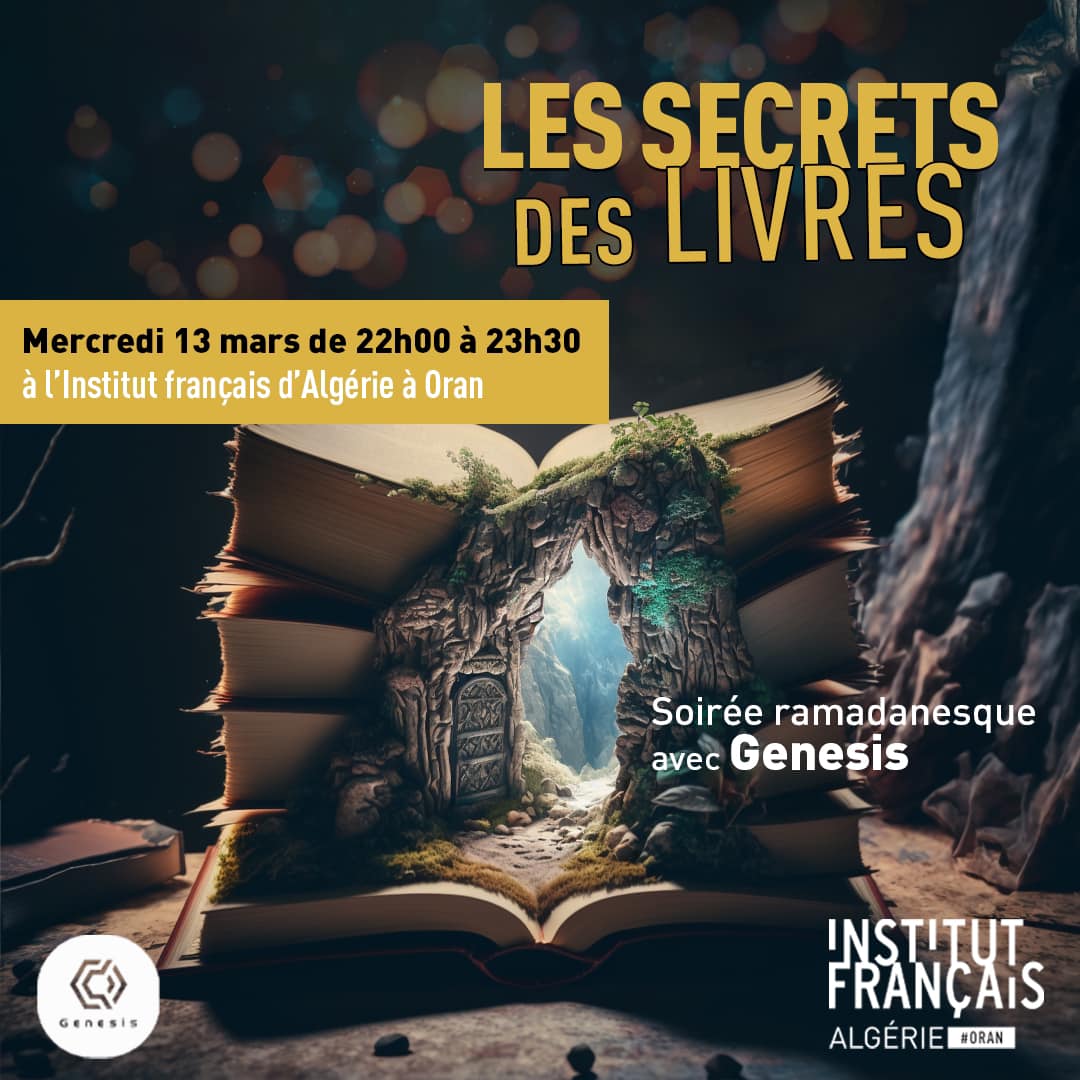Institut français d'Algérie à Oran  ✨ Rejoignez-nous pour une soirée spéciale dans le cadre du mois de la francophonie ! 📚