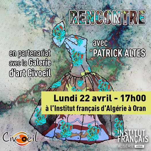 🎨 Ne manquez pas cette occasion unique de rencontrer l'artiste Patrick Altes en partenariat avec la Galerie d'art Civoeil!