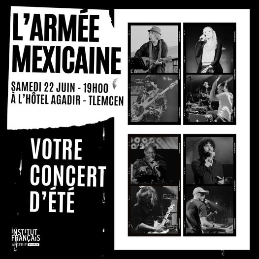 Institut français d'Algérie à Tlemcen  🔸🔶VOTRE CONCERT D’ÉTÉ🔶🔸