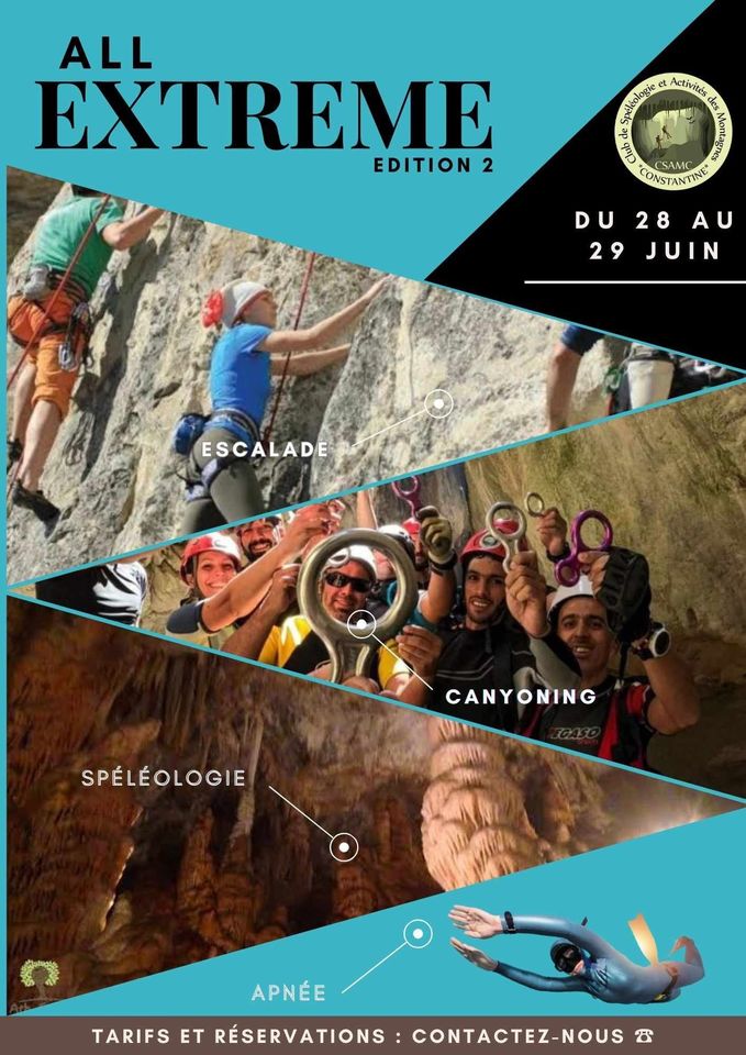 Évènement du Club de Spéléologie et Activités de Montagnes Constantine - CSAMC