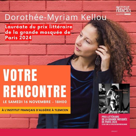Rencontre Littéraire avec Dorothée-Myriam Kellou à Tlemcen