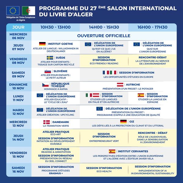 SILA 2024 - Union européenne en Algérie