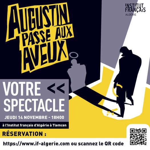 📢 Théâtre à l'Institut Français d'Algérie à Tlemcen 📢