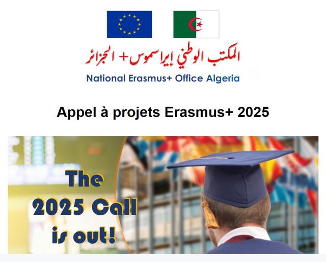 Appel à projets Erasmus+ 2025 : Une opportunité pour les établissements algériens