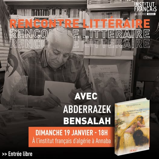 Institut Français d'Algérie à Annaba  📚 Rencontre littéraire exceptionnelle ce dimanche ! 📚
