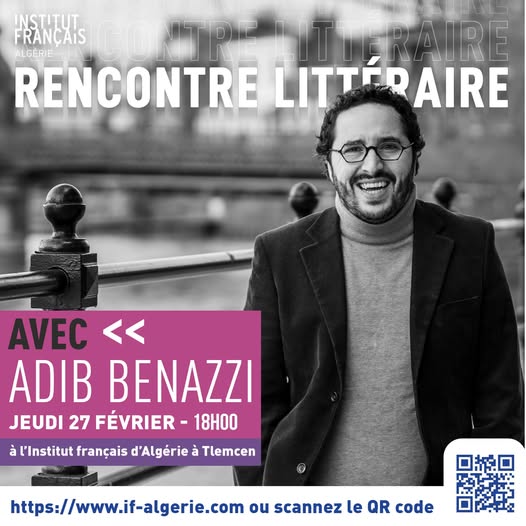 Une rencontre littéraire à ne pas manquer, pour plonger dans l’univers riche et vibrant d’Adib BENAZZI