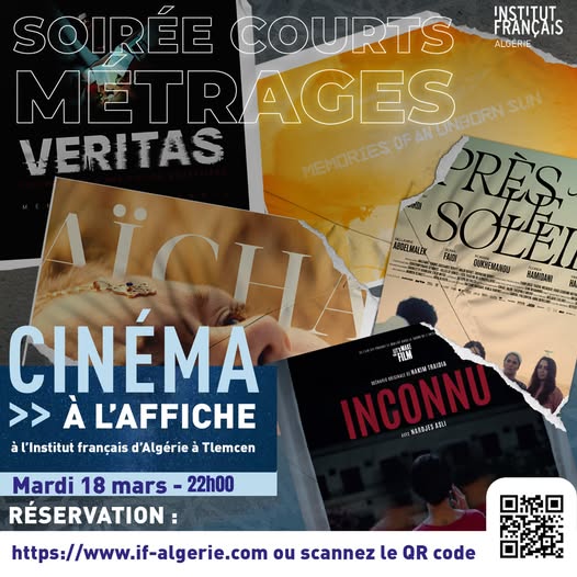 Soirée courts-métrages à l'Institut français de Tlemcen