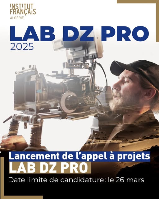 L’Institut Français d’Algérie et les Producteur·trice·s de la Région Sud (LPA), en partenariat avec le festival AFLAM, lancent la troisième édition du LAB DZ PRO !