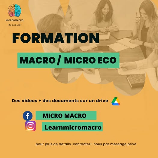 📘 Formation Express en Microéconomie et Macroéconomie 📘