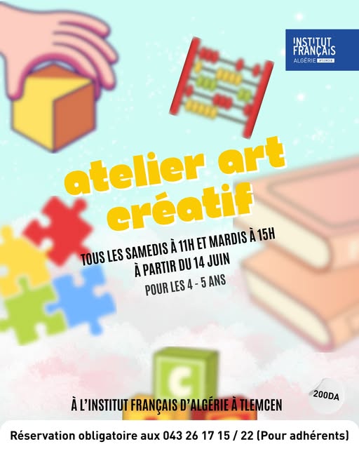 🎨 Atelier d’art créatif pour les petits avec Nora 🧩