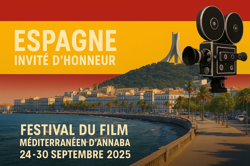 Le Festival du Film Méditerranéen d’Annaba célèbre le cinéma espagnol à l’occasion de sa 5e édition, du 24 au 30 septembre 2025.