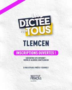 La Dictée pour tous – Tlemcen