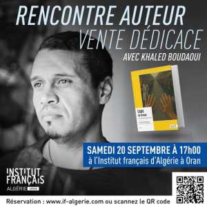 Venez rencontrer Khaled Boudaoui autour de son roman Laps de temps. ✨