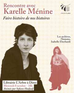 [Rencontre avec Karelle Menine : mercredi 8 octobre 18h |  Librairie L'Arbre à Dires]