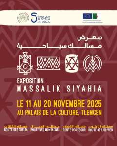 Tlemcen accueille l’exposition “Massalik Siyahia” : un voyage artistique à travers les territoires