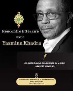 Événement Littéraire – Yasmina Khadra | Literary Event – Yasmina Khadra