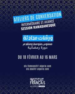 Atelier de conversation à l'Institut français d'Algérie à Tlemcen