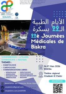 22ᵉ Journées Médicales de Biskra