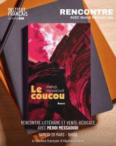 Rencontre littéraire et vente-dédicace avec Mehdi Messaoudi ✍🏻