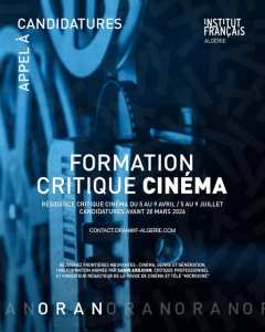 APPEL À CANDIDATURE Formation de critique cinéma