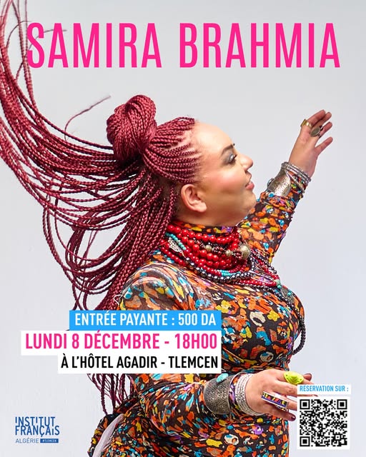 🎤 Samira Brahmia en concert à Tlemcen – “Pink Casbah Live”