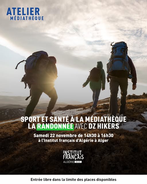 Sport & Santé à la Médiathèque : la randonnée avec DZ Hikers !