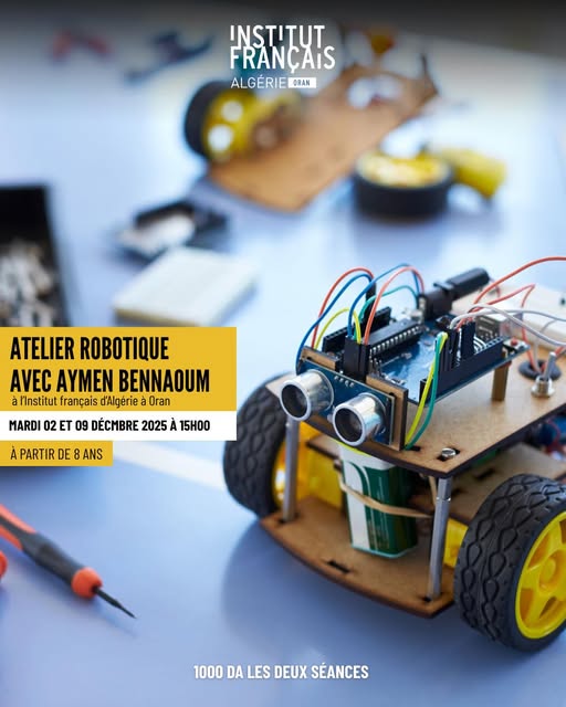 Les ateliers robotiques font leur grand retour à l’Institut français d’Algérie à Oran !