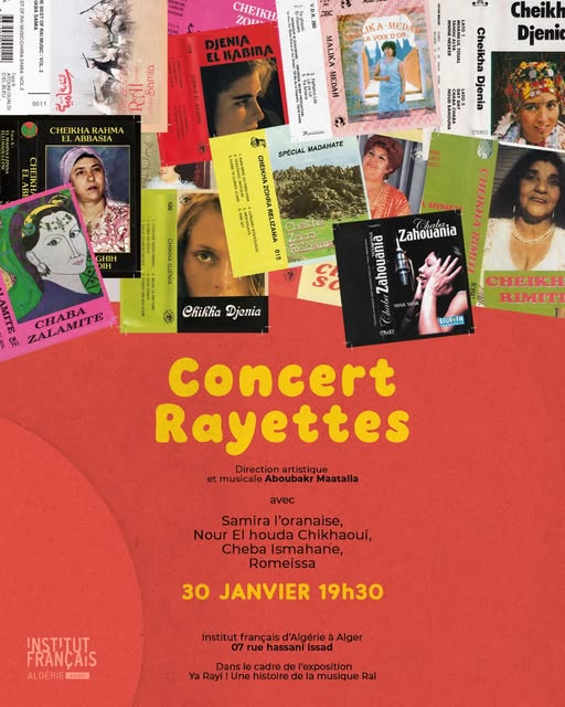 Rayettes Concert événement dédié au raï féminin.