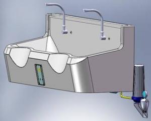 Lavabo aseptique pour Bloc Opératoire