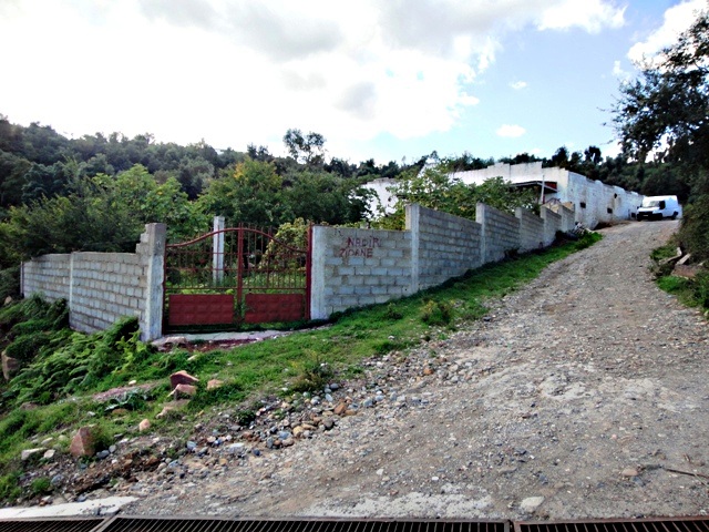 Vente terrain avec hangar en dur et F3 à Boukhelifa, Bejaia