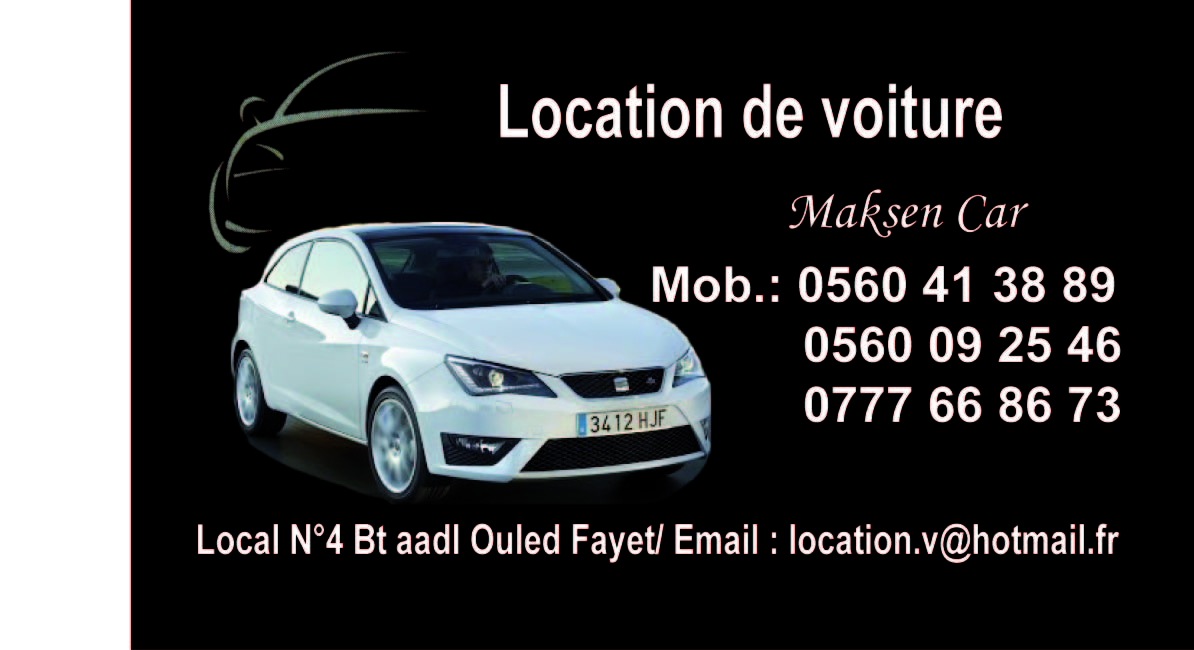 location de voiture avec ou sans chauffeur