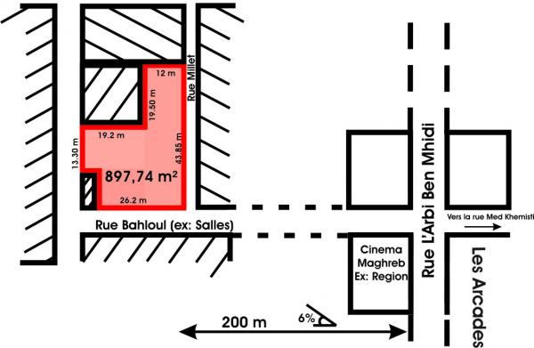 un terrain de 4000m2 surtout pour les investisseur