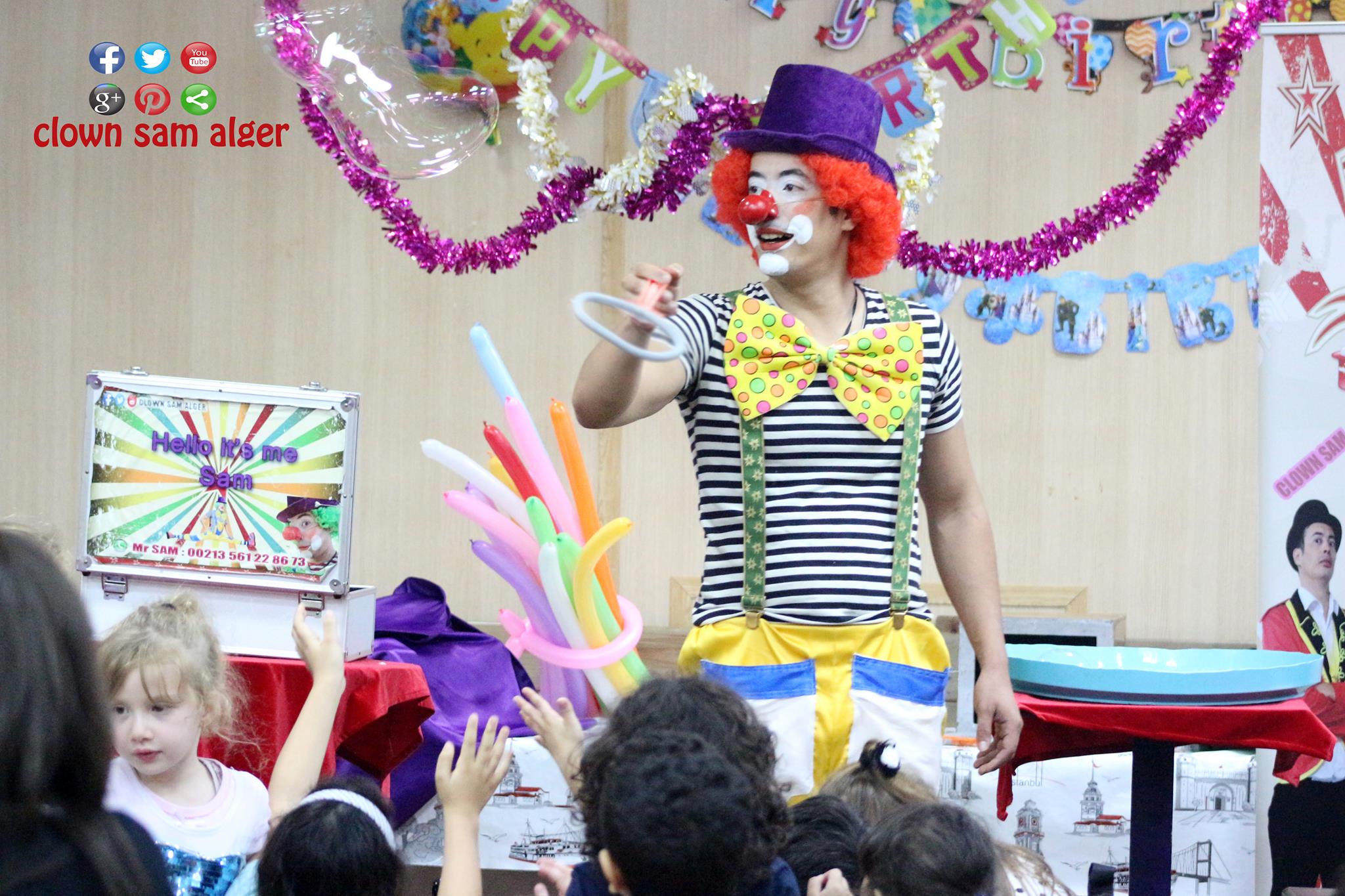 clown anniversaire a alger clown magicien pour enfant maquillage pour enfant