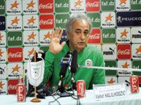 EN : sélection des joueurs pros et des joueurs locaux Halilhodzic : 'Il n'y pas de politique de quotas chez les Verts !'