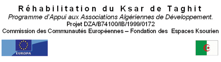 Réhabilitation du Ksar de Taghit