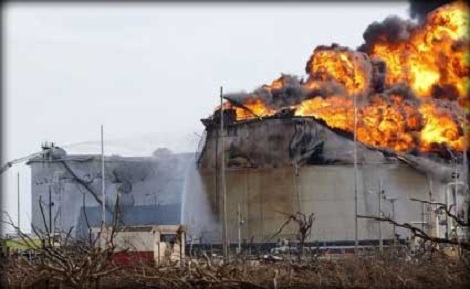 حريق يوقف العمل بمصفاة سكيكدة