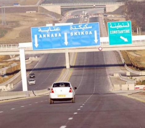 تسليم شطر الطريق السيار العابر قسنطينة نهاية مارس المقبل
